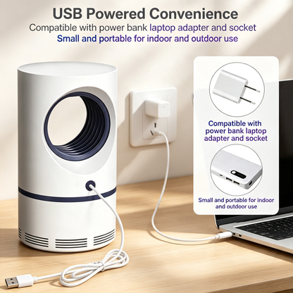 Photocatalytic USB Mosquito Killer Lamp UV Light Insect Trap