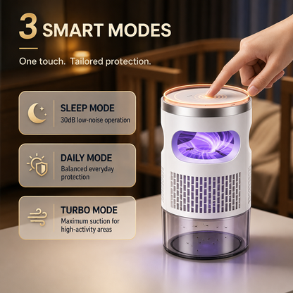 Smart Temperature Control Mosquito Trap - Safe for Baby & Pets